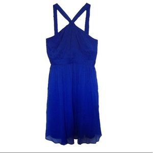 J. Crew Sinclair dress is Casablanca blue